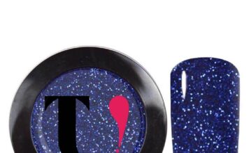 Polvere Glitter Blu Scuro