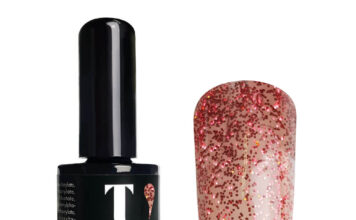 Smalto Semipermanente Rosso Glitter
