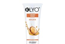 Crema Mani all'olio di Argan KLYO: idrata e protegge