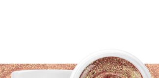 Gel Color Oro Rosa Sparkly per unghie TuttoperleUnghie